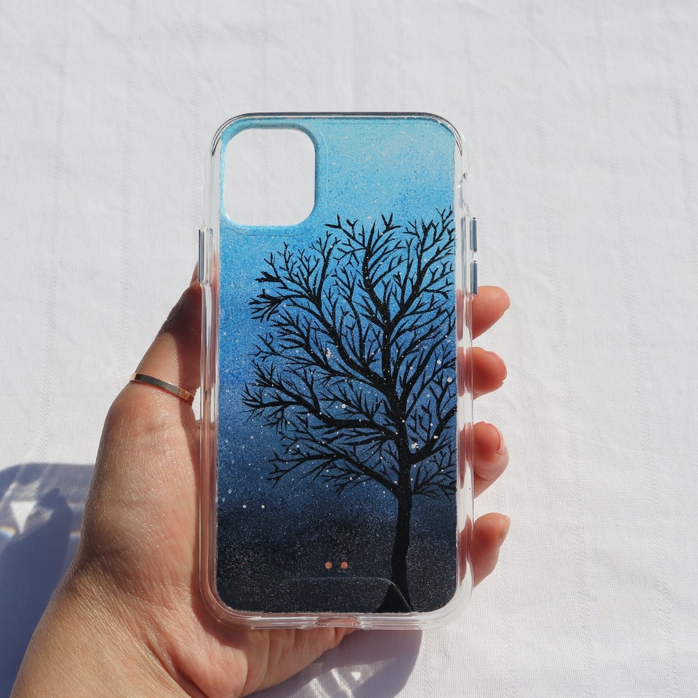 Handmade, painted Phone Case